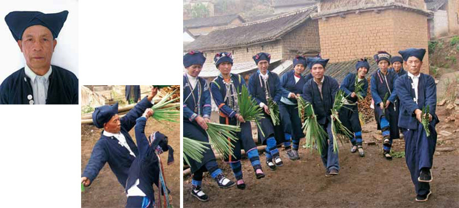 Long Zhengfu – Representative Inheritor of Hani Palm Fan Dance Project in Yuanjiang County, Yuxi 