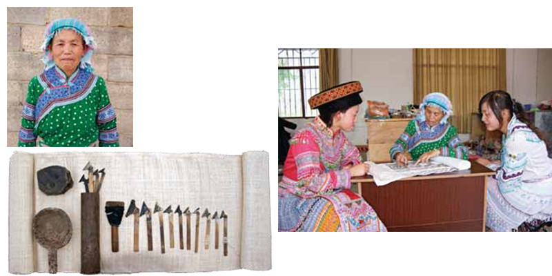 Yang Yongfen – Representative Inheritor of Miao Wax-printing Craft Project in Wenshan County, Wenshan 