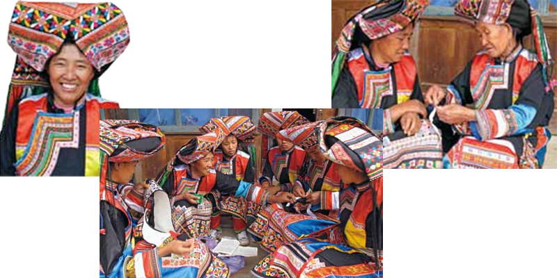 Yu Zhaodi – Representative Inheritor of Lisu Ethnic Costume-making Skill Project in Longling County, Baoshan