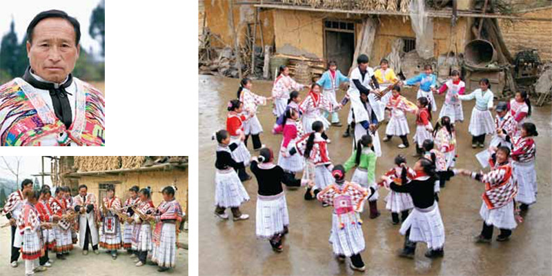 Zhang Yinqing – Representative Inheritor of  Miao Lusheng Dance Project in Daguan County, Zhaotong