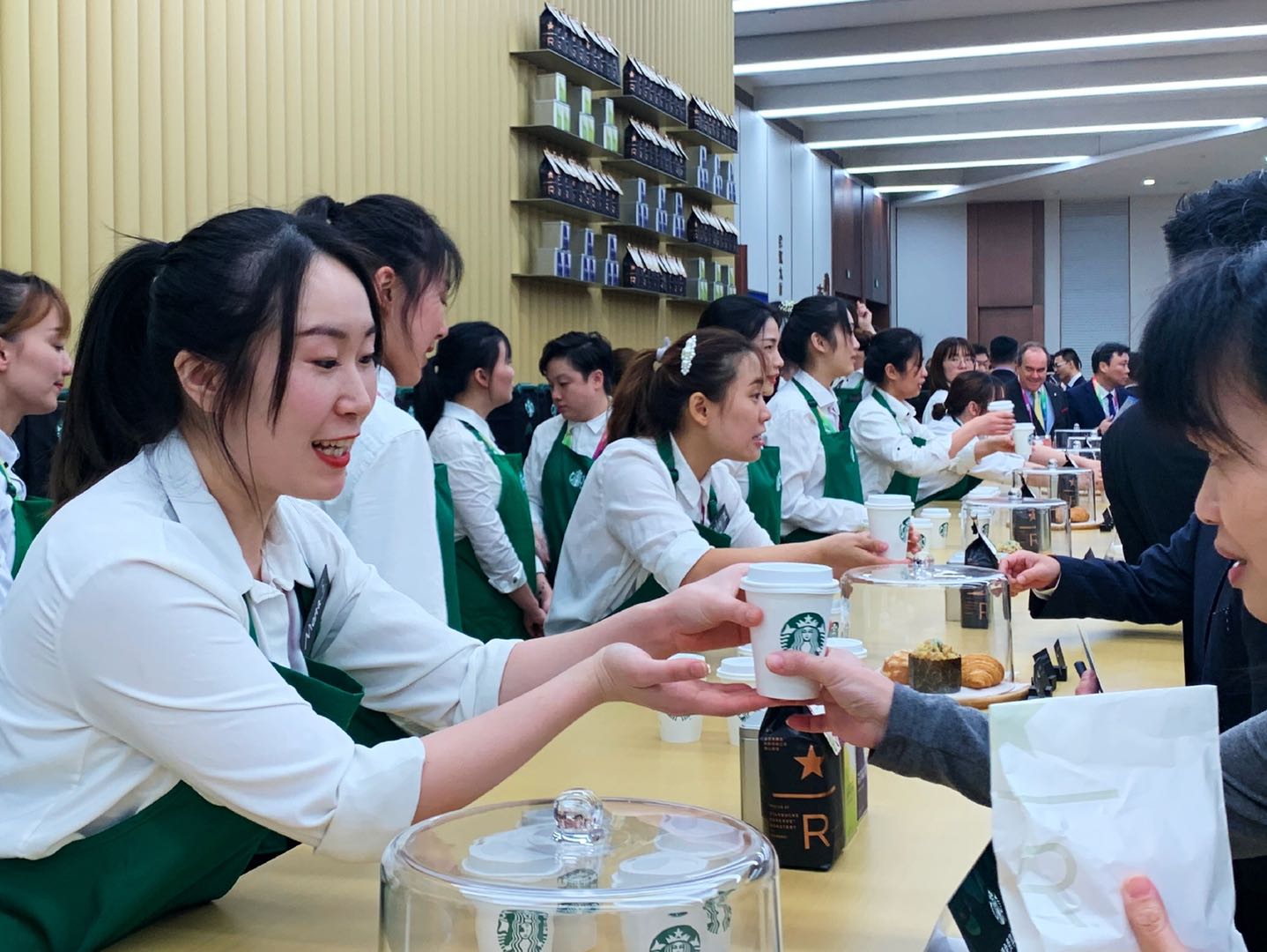 Starbucks Serving Top Quality Yunnan Coffee at China Int'l Import Expo 2019