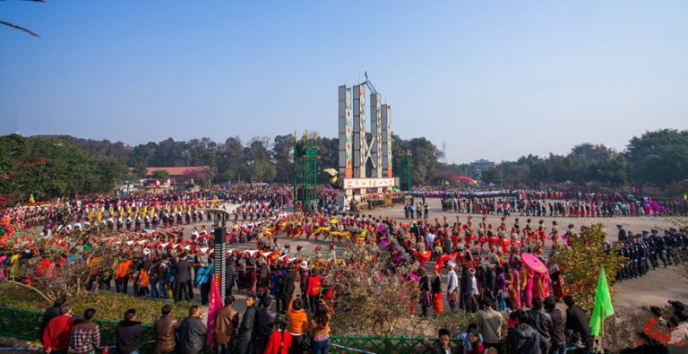 Munaozongge Festival of Jingpo Ethnic Minority in Longchuan County, Dehong