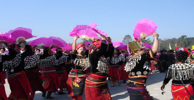 Munaozongge Festival of Jingpo Ethnic Minority in Longchuan County, Dehong