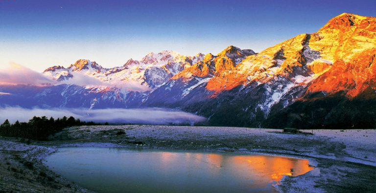 Jade Dragon Snow Mountain in Lijiang