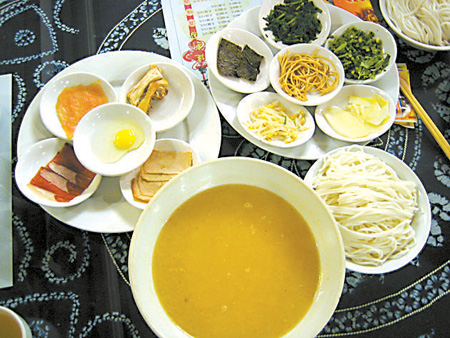 Yunnan Crossing-the-Bridge Noodles in Kunming